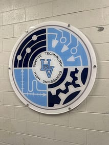 Acrylics Sign with Stand Offs