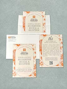 Invitation and Envelope Print Production