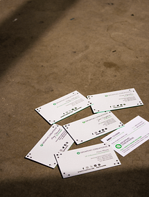 photo of business cards