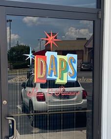 DAPS Pizza Door Decal