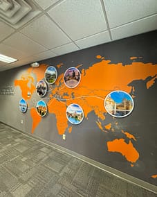 University of Tennessee Wall Installation