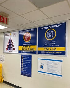 Jefferson Middle School Indoor Signage