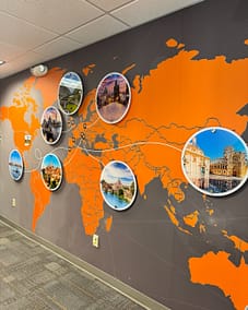 University of Tennessee Wall Installation