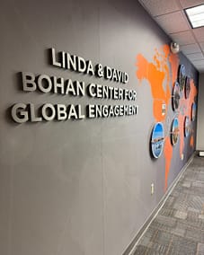 University of Tennessee Wall Installation and Dimensional Lettering