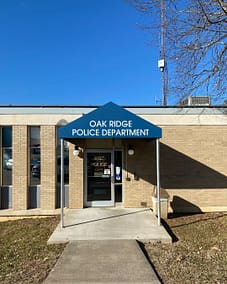 Oak Ridge Police Department Outdoor Signage