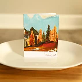 Printed Thank You Cards