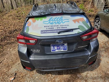 window perf vehicle wrap