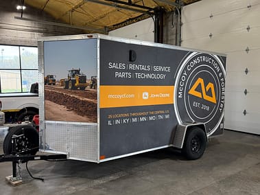 Wrapped Trailer