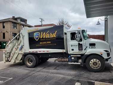 Ward Waste Truck Wrap