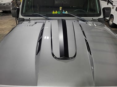 hand laid vehicle wrap