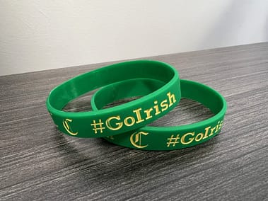 Notre Dame Promotional Wristbands