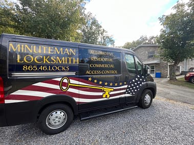 Minuteman Locksmith Vehicle Wrap