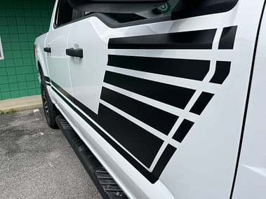 partial truck wrap
