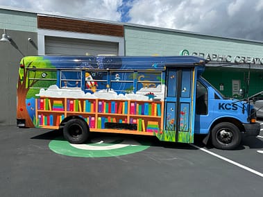 Knox County School Mobile Library Bus