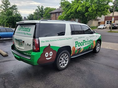 Poo Prints Vehicle Wraps