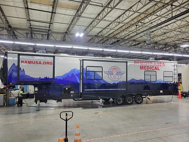 Remote Area Medical RV Wrap