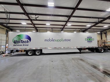 18 Wheeler Graphics Wrap Full View