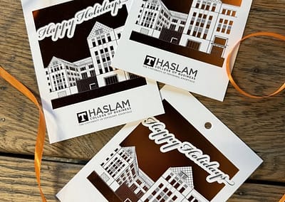 Foiled Stamp Holiday Card and Ornament